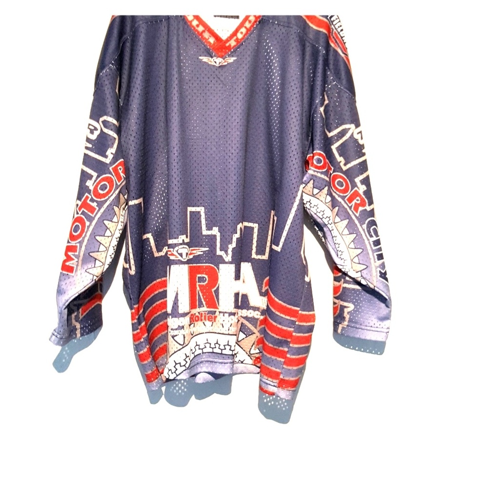 Sz M michigan roller hockey jersey moter city